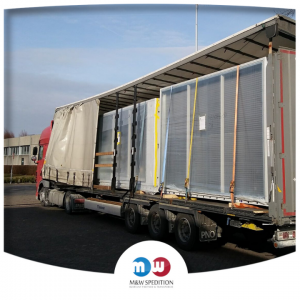 Transport von Waren: Fenster, Glas bis 24 Tonnen. M&W Spedition